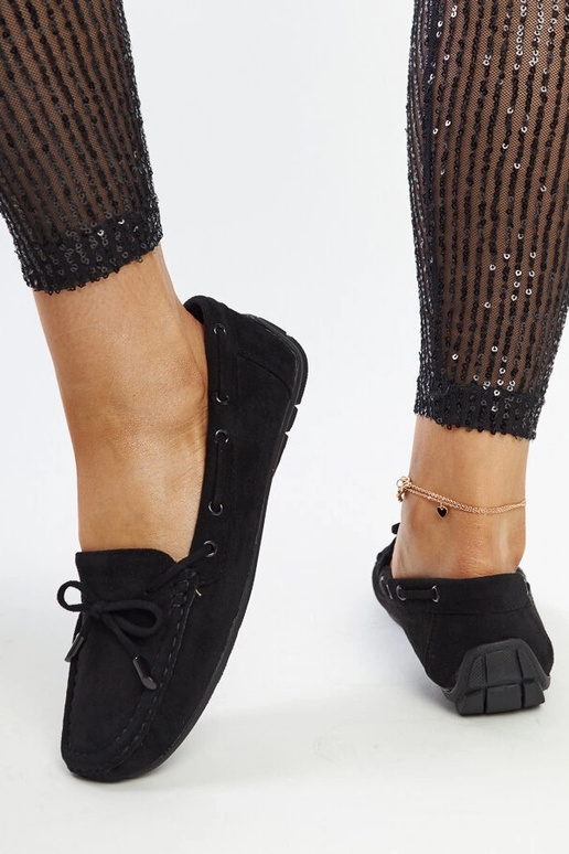 Juodi loaferiai su lankeliu Hayam