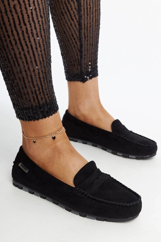 Juodos zomšos mokasinos Nafisah Juodos zomšos mokasinos Nafisah