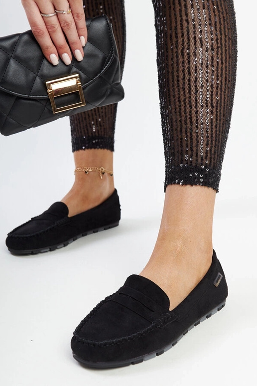 Juodos zomšos mokasinos Nafisah Juodos zomšos mokasinos Nafisah