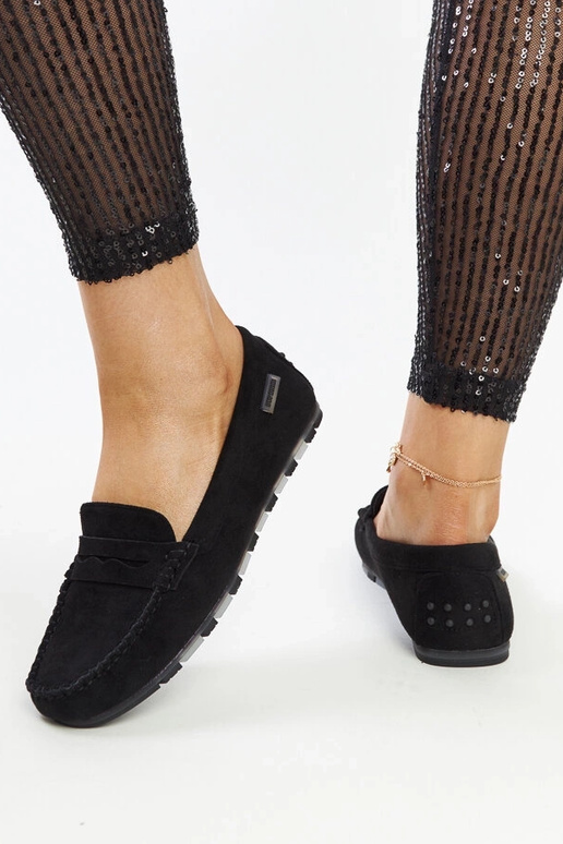 Juodos zomšos mokasinos Nafisah Juodos zomšos mokasinos Nafisah