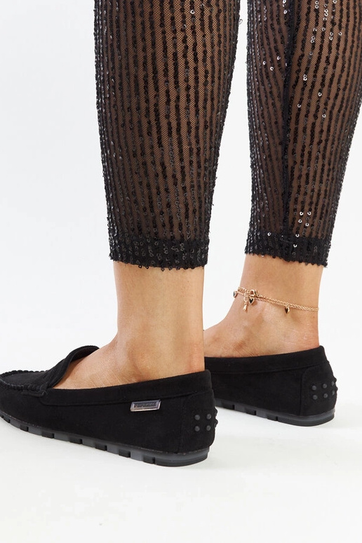 Juodos zomšos mokasinos Nafisah Juodos zomšos mokasinos Nafisah