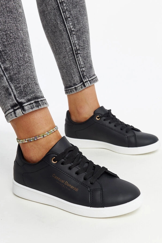 Juodi Furat dirbtinės odos sportbačiai