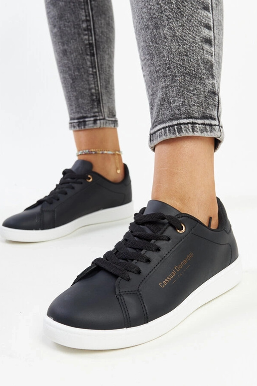 Juodi Furat dirbtinės odos sportbačiai