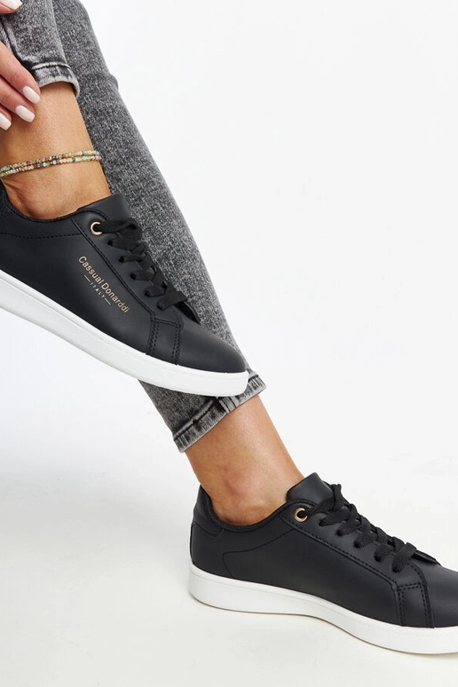 Juodi Furat dirbtinės odos sportbačiai