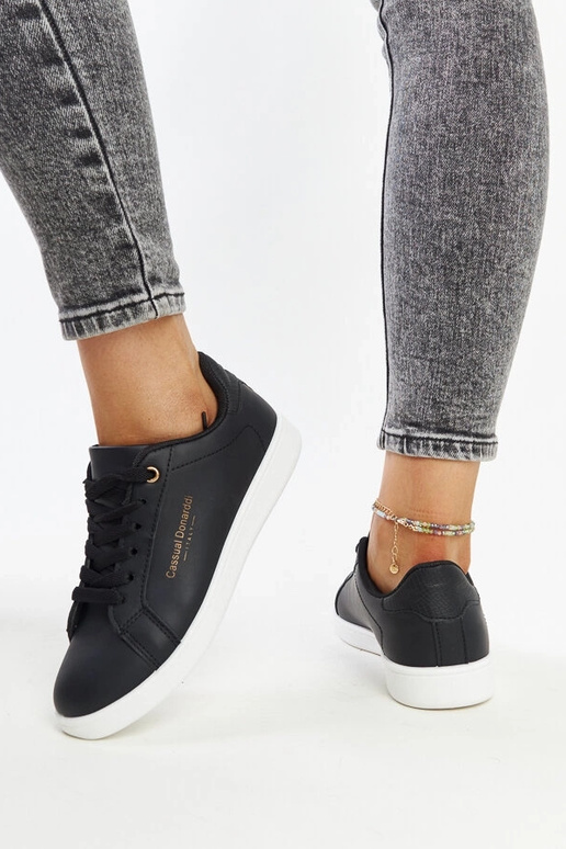 Juodi Furat dirbtinės odos sportbačiai