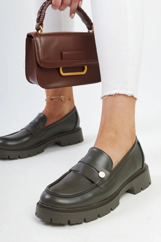 Tamsiai žalios spalvos batukai...