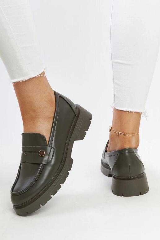 Tamsiai žalios spalvos batukai...