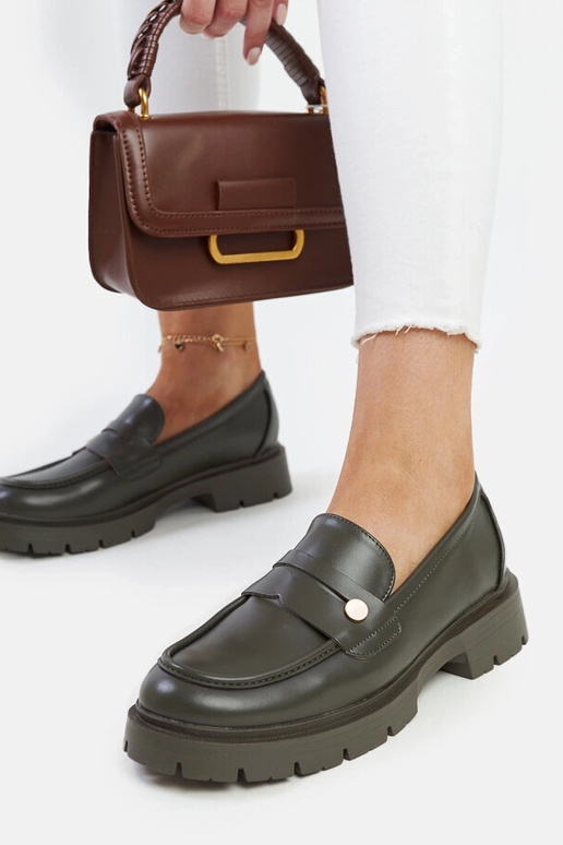 Tamsiai žalios spalvos batukai...