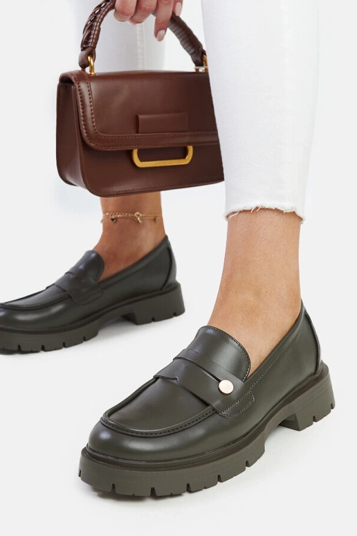 Tamsiai žalios spalvos batukai...