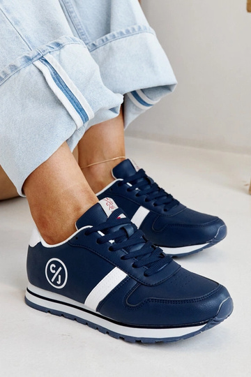 Tamsiai mėlyni moteriški sportbačiai CROSS JEANS 2