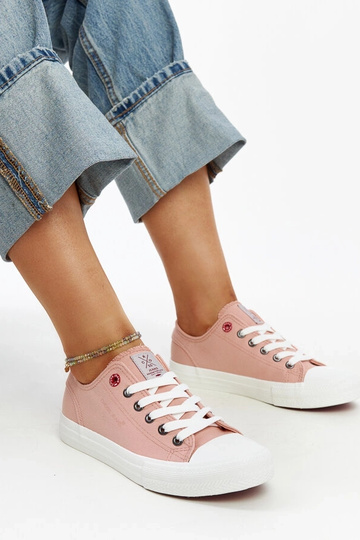 Rožiniai moteriški sportbačiai CROSS JEANS 2
