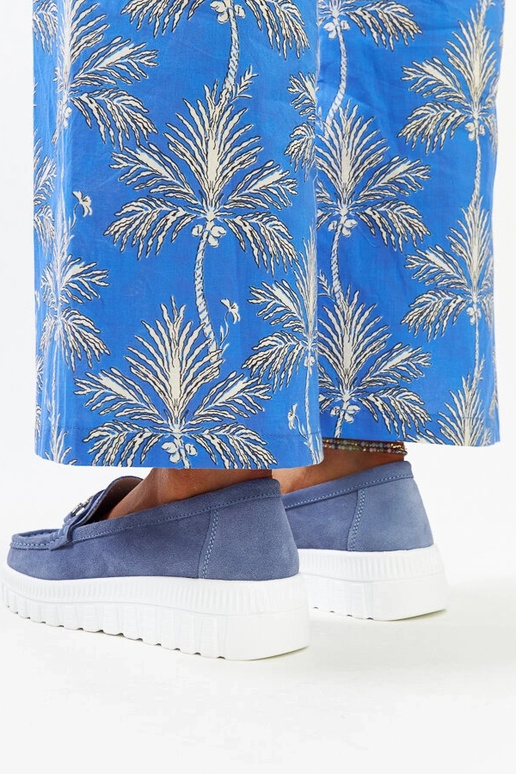 Mėlyni odiniai pusbačiai su...