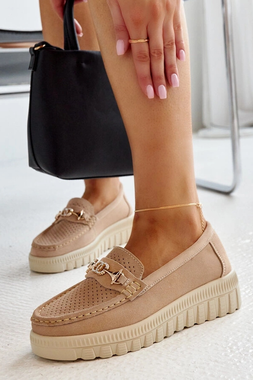 Taija šviesiai rudi odiniai pusbačiai... Taija šviesiai rudi odiniai pusbačiai...