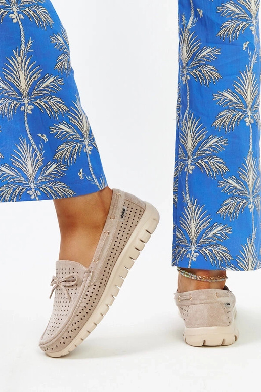 Barika rudos mokasinos su odine įdėklu