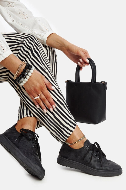 Juodi ažūriniai Segana sportbačiai