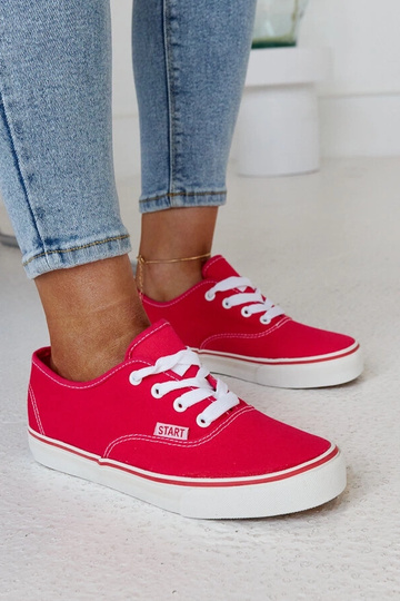 Tamsiai rožiniai klasikiniai Erla sportbačiai