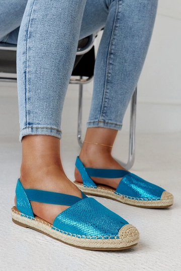 Tharn's Blue Slingback espadrilės