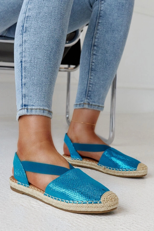 Tharn's Blue Slingback espadrilės Tharn's Blue Slingback espadrilės