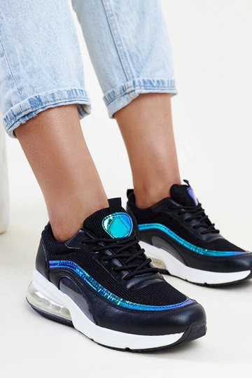 Juodi sportbačiai su Jelka holograma