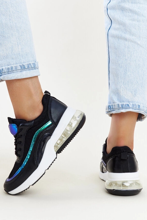 Juodi sportbačiai su Jelka holograma