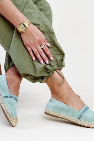 Žalios espadrilės su... 2