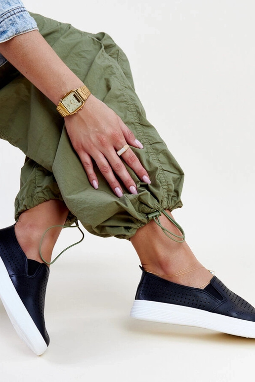 Juodi ažūriniai Dafina sportbačiai