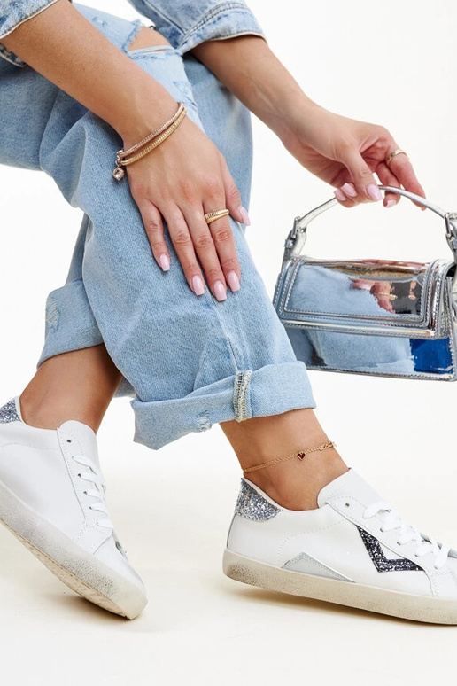 Balti sportbačiai su "nusidėvėjimo"...