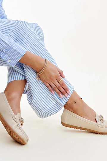 Smėlio spalvos mokasinai... 2