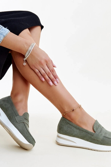 Žali perforuoti Muna batai