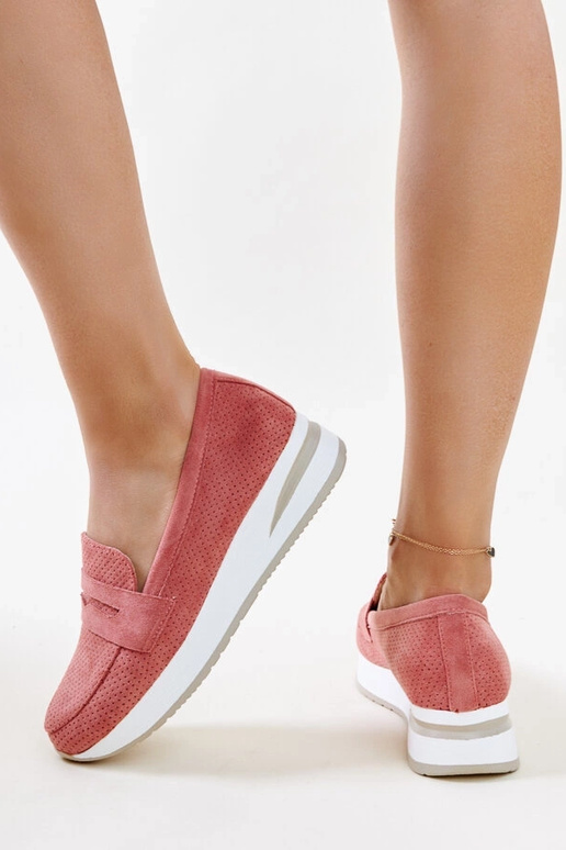 Rožiniai perforuoti Muna batai