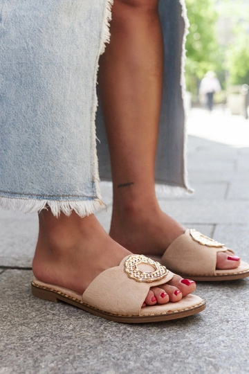 Smėliniai šlepetės su...