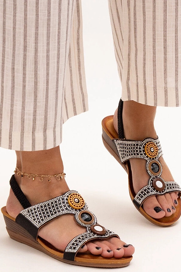 Azeeza blizgūs žemi sandalai 2