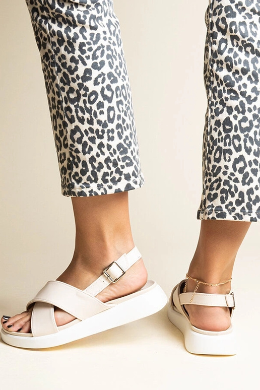 Smėlio spalvos Burnet platforminės... Smėlio spalvos Burnet platforminės...