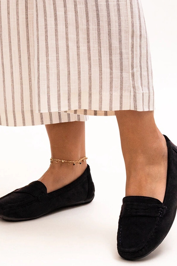 Morton's Black Classic Loafers