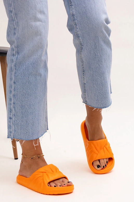 Oranžinės Cunta putplasčio šlepetės