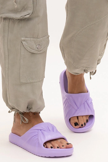 Violetinės Cuntos putplasčio šlepetės 2