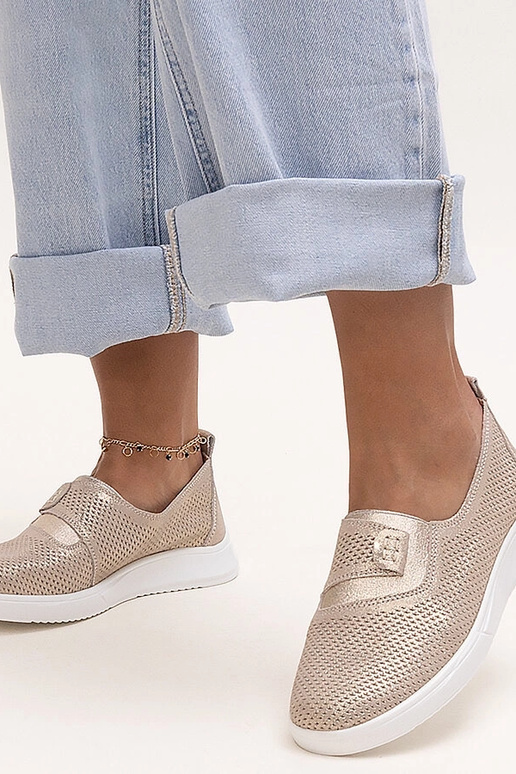 Ethels auksiniai perforuoti odiniai...