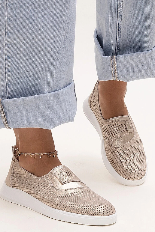 Ethels auksiniai perforuoti odiniai...