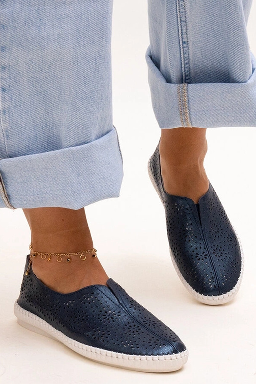 Bernice tamsiai mėlyni odiniai...