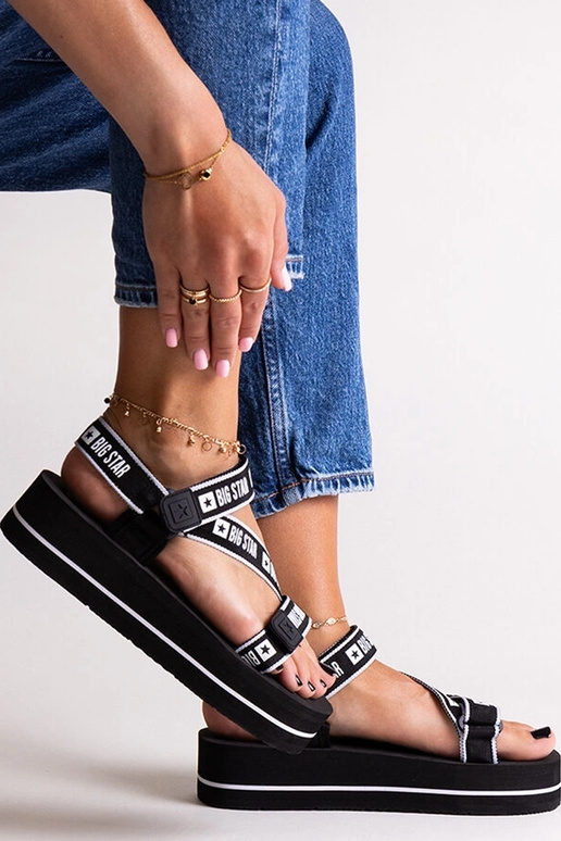 Juodos platforminės basutės Big Star...