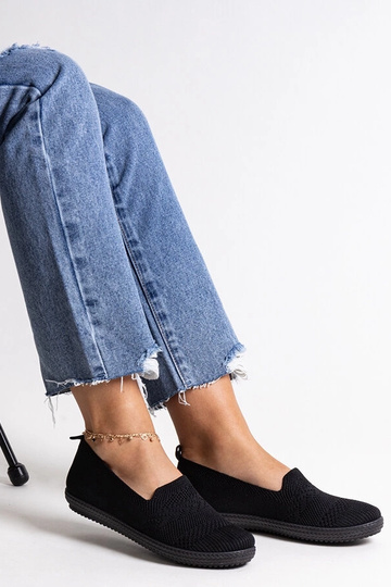 „Shadhi“ juodi „Slip-On“ audinio sportbačiai