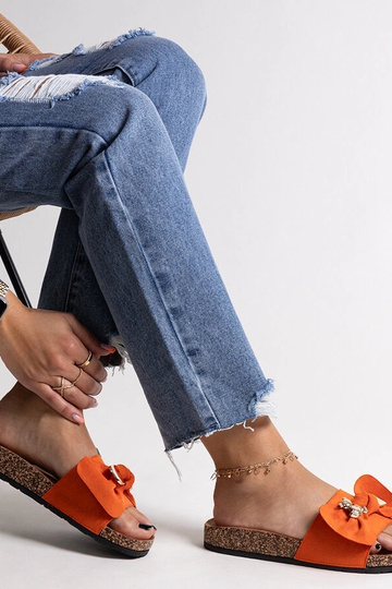 Oranžinės šlepetės su...