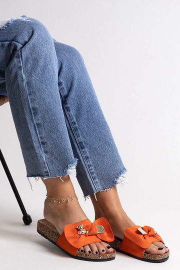 Oranžinės šlepetės su... 2