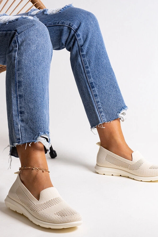 Rahima smėlio spalvos sportbačiai su...