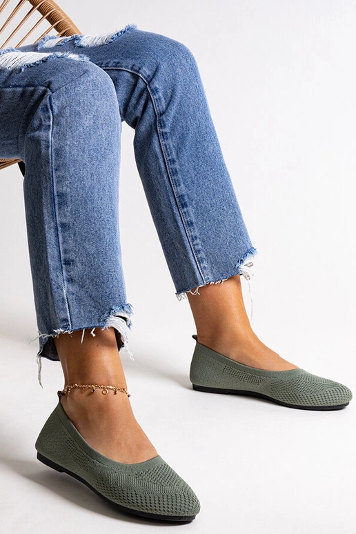 Žalios spalvos Yafia audinio baleto...