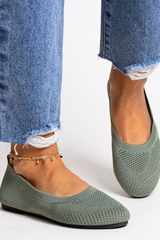 Žalios spalvos Yafia audinio baleto...