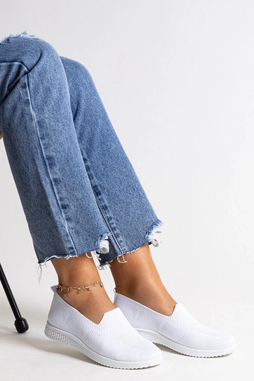 Abadly White Slip-On... 2