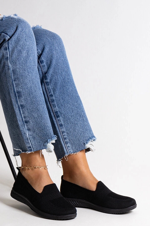 Juodi Abadly Slip-On sportbačiai