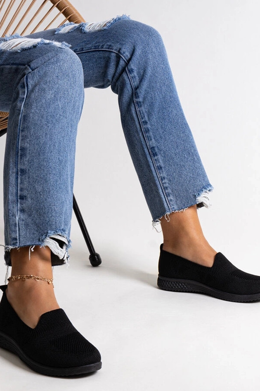 Juodi Abadly Slip-On sportbačiai