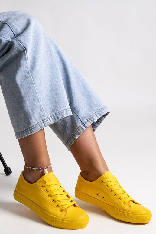 Geltoni klasikiniai Nudar sportbačiai